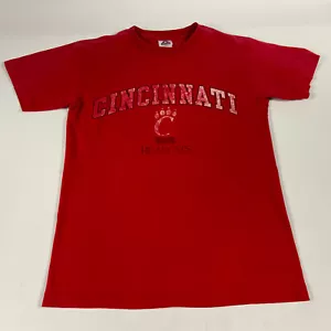 Cincinnati Bearcats Camicia Uomo Piccola Rossa Girocollo Grafica UC - Foto 1 di 10
