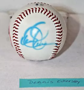 MLB Boston Red Sox Baseball Signed By Dennis "Eck" Eckersley, HOF 2004 - Picture 1 of 7
