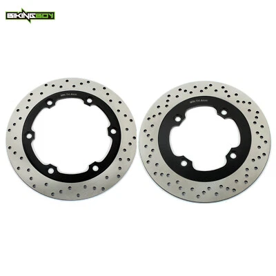 For Honda Front Rear Brake Discs Rotors FJS 600 Silverwing 01-06 FJS 400 01-02 Foto 1 de 4