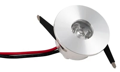 Midi LED Leuchte 2W RUND inkl. Mini Trafo Aluminium# IP20 /Licht💡 - Bild 1 von 4