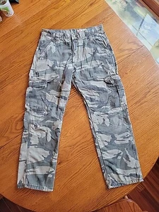 Pantalones de Carga Wrangler Forrados de Vellón Camuflados 29 x27 Calce Relajado Caza Gorpcore LEER - Imagen 1 de 19