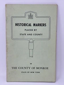 Historical Markers Placed By State And County Monroe NY Rochester Brighton Gates - Imagen 1 de 5
