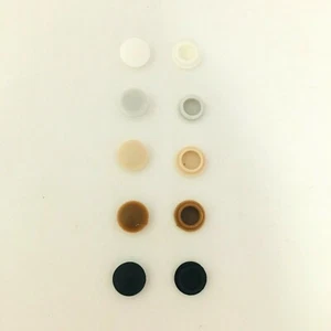 Plastic PLUG IN Screw Cover Caps Various Colours - Picture 1 of 6