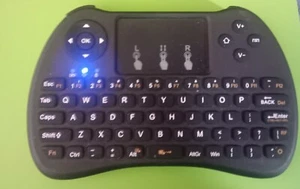 Wireless Keyboard For Android Box or Laptop With Touchpad Works With SMART TV - Picture 1 of 3