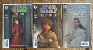 Star Wars Episode #1 Phantom Menace, Amidala, Anakin und Qui-Gon Holofoil DF - Bild 1 von 5