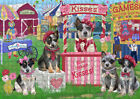 Carnival Kissing Booth Dog Cat Jigsaw Puzzle with Photo Tin, Pet Lovers Gift