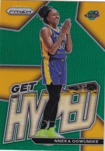 2023 Panini Prizm WNBA Get Hyped Insert Green Refractor #8 NATASHA HOWARD - Picture 1 of 1