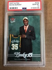 2007 Ultra #232 Kevin Durant  / Supersonics RC PSA 10 GEM MINT