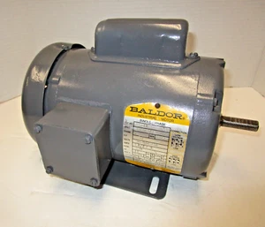 NEU Baldor 0,17 PS 1 Phasen Motor / L3400 115/230 Volt 1725 U/min - Bild 1 von 5