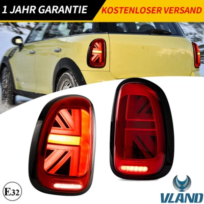 Par de luces traseras LED VLAND marca de verificación E para BMW MINI Countryman R60 2010-2016 - Imagen 1 de 4