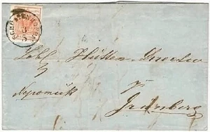Austria 1856 Letter to Bohemia with 3 Kreuzer Stamp red - Picture 1 of 2