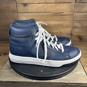 Converse Pro Blaze Mid Navy Blue Leather Athletic Casual Shoes Womens Size 9 - Picture 1 of 10