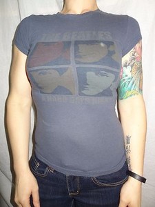 The Beatles A Hard Day's Night T-shirt Size Juniors Medium