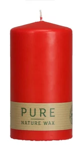 12 candele pure sostenibili dimensioni circa 130 x 70 mm colore rubino Venceslao candele - Foto 1 di 2