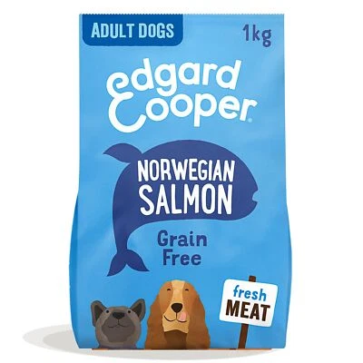 Edgard & Cooper Hundefutter Trockenfutter für Hunde Lachs 1kg Hundefutter tro... - Bild 1 von 4