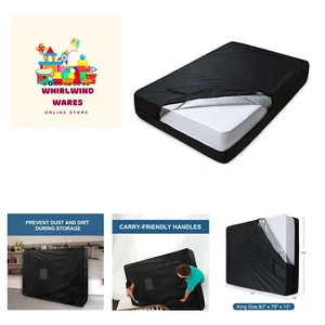 Matratzentaschen zum Umzug und Aufbewahren, strapazierfähige King/Groß Matratzentasche mit 4 Str... - Bild 1 von 6
