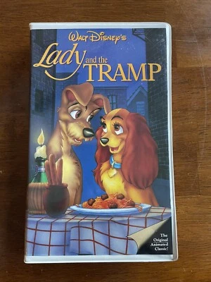 Disney's Lady and the Tramp Original 1987 Black Diamond Classics Collectible VHS - Image 1 of 4