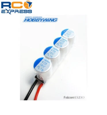 Módulo capacitores Hobbywing 4 para carro Xerun Series Esc HWI86030000 - Imagem 1 de 2