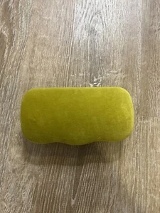 CUSTODIA OCCHIALI DA SOLE GUCCI verde giallo velluto guscio artiglio tessuto usato in ottime condizioni - Foto 1 di 6