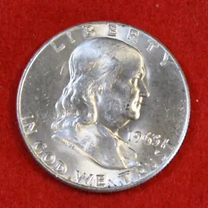 1963-D Franklin Half Dollar 90% Silver Coin UNCirculated FH523 - Picture 1 of 2