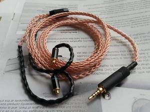 Cable de cobre 3,5 mm/2,5 mm/4,4 mm/lightning a MMCX 8N OCC para UM Shure 535 UE900 - Imagen 1 de 5