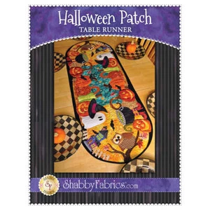 Shabby Stoffe Halloween Patch Tischläufer Muster - Bild 1 von 2