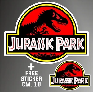 JURASSIC PARK Aufkleber Sticker Decal Sticker +1 FREE STICKER CM. 10 - Bild 1 von 3