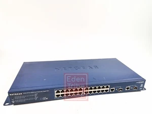 NETGEAR ProSafe 24+2 Smart Switch w/ POE FS726TP - Picture 1 of 7