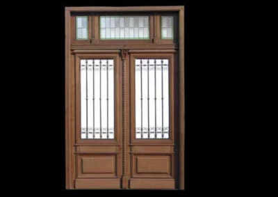 Antigua puerta doble de madera. A1769CA Foto 1 de 2