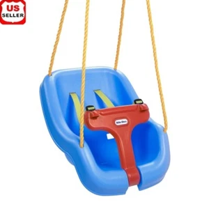 2-in-1 Secure Toddler Baby Swing Easy Adjust High Back Indoor Outdoor Play New - Picture 1 of 7