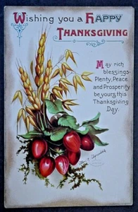 Ellen Clapsaddle "Happy Thanksgiving" International Art 4154 - Picture 1 of 2