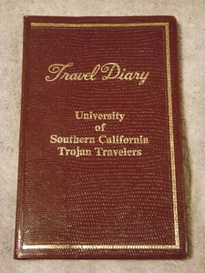 NEU 1980er Jahre Ära University of Southern California Reisende Tagebuch Papier Buch Fw - Bild 1 von 12
