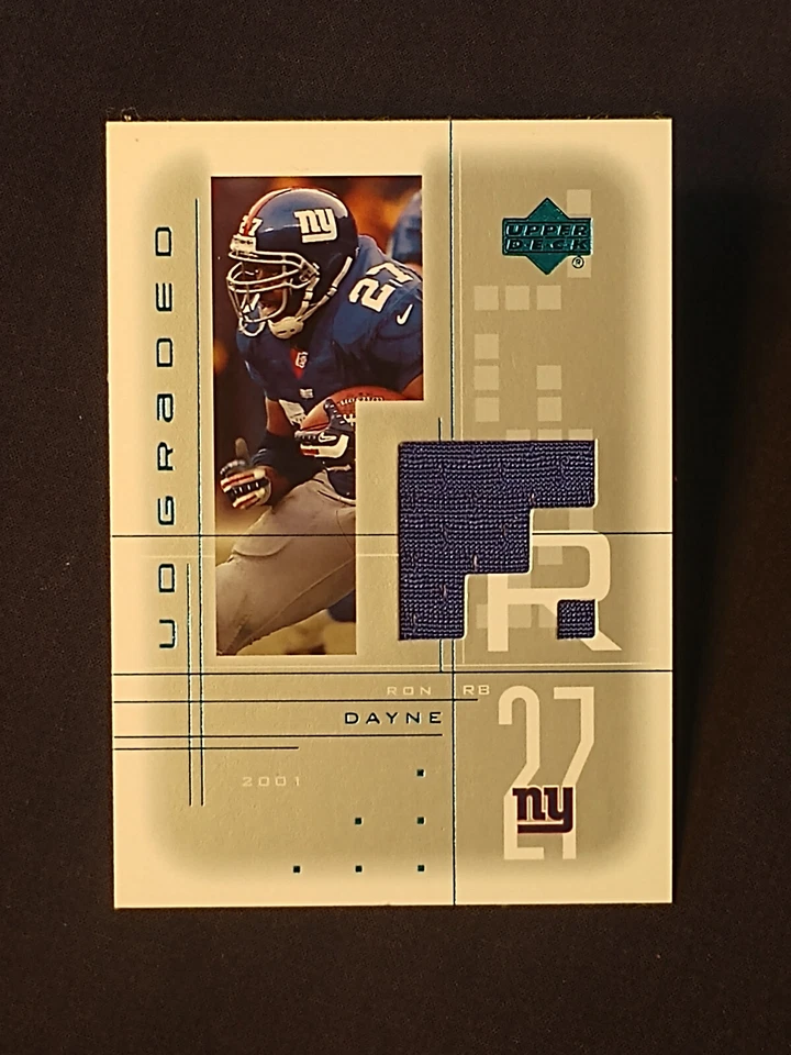 2001 UD Graded Jerseys #RD Ron Dayne New York Giants - Image 1 of 2