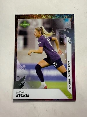Janine Beckie 2024 Racing Louisville FC #246 Parkside Vol. 2  NWSL Card Shimmer - Image 1 of 4