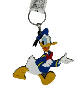 Rare Disney Applause Donald Duck Rubber Keychain Collectible - Picture 1 of 2