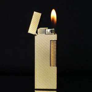 Dunhill Vintage Rollagas Lighter Gold plated Working #A516 - Picture 1 of 16