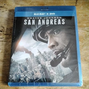 San Andreas (Blu-ray/DVD, 2015) Dwayne Johnson NEW SEALED! - Picture 1 of 2