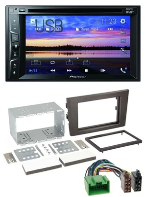 Pioneer Bluetooth 2DIN USB DVD DAB MP3 Autoradio für Volvo XC 90 07-14 16 Pin - Bild 1 von 4