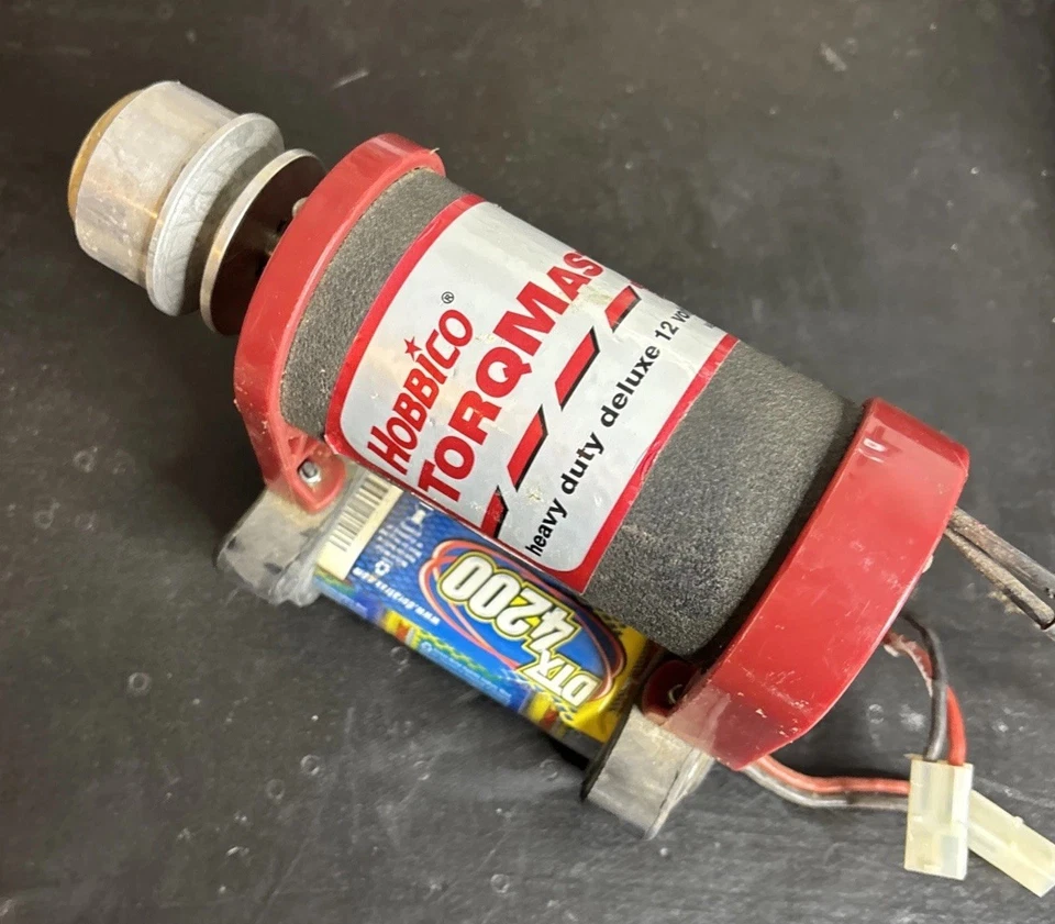 Arrancador Hobbico Torqmaster 180 Deluxe 12 voltios con batería sin probar Foto 1 de 4