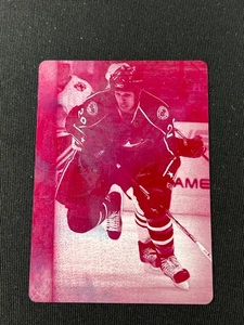 2007-08 UPPER DECK MARC METHOT MAGENTA PRINTING PLATE #ED 1/1 - Picture 1 of 2