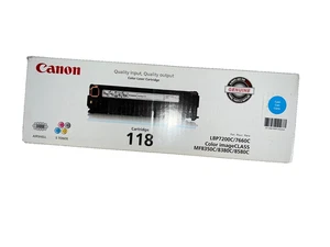 Original Canon 118 Tonerkassette Cyan - Bild 1 von 2