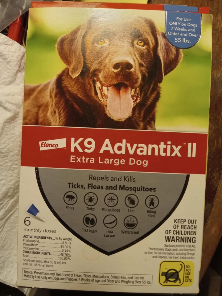Advantix II Xtra large dog 6 doses - Image 1 of 1