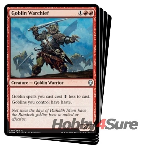 Goblin Warchief X4 M/NM Magic: The Gathering MTG Dominaria - Image 1 of 1