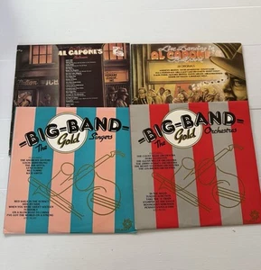 Lot Of 4 Vinyl Records 2 XLive Dancing In Al Capone’s Ballroom 2 X Big Band Gold - Picture 1 of 8