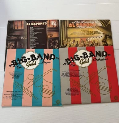 Lot Of 4 Vinyl Records 2 XLive Dancing In Al Capone’s Ballroom 2 X Big Band Gold - Image 1 of 4