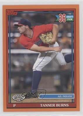 2021 Topps Pro Debut Orange /25 Tanner Burns #PD-180 - Image 1 of 2
