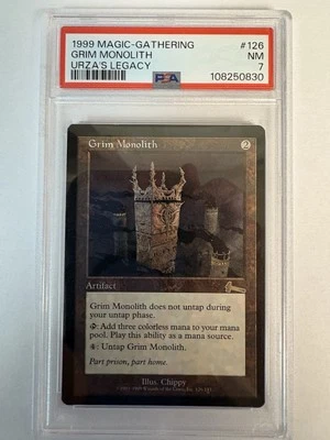 Grim Monolith MTG Graded PSA 7 - Image 1 of 2