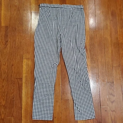 Free People Pantalones Mujer 8 Negro Blanco Guinga Elastizados Ajustados Leggings Pull On Foto 1 de 4