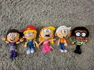 🔥🔥 (5) Nickelodeon The Loud House - LOTTO di peluche 8 pollici Lana, Lola e Lincoln WCT - Foto 1 di 20
