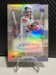 2024 Panini Prizm Deca Tyrone Tracy Jr. Rookie RC Auto Silverš„Giants - Picture 1 of 2